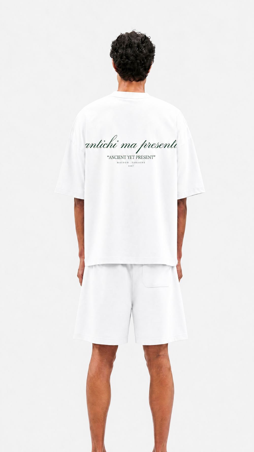 ANCIENT YET PRESENT WHITE TEE