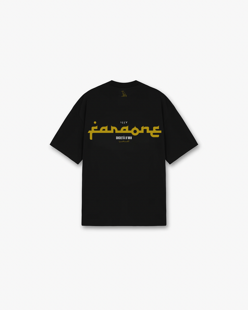 Black SOCIETA D'ORO Oversized Tee