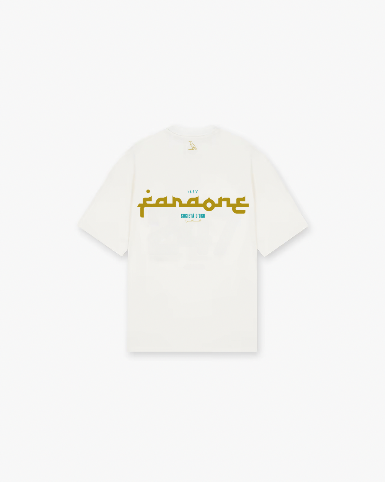 White SOCIETA D'ORO Oversized Tee