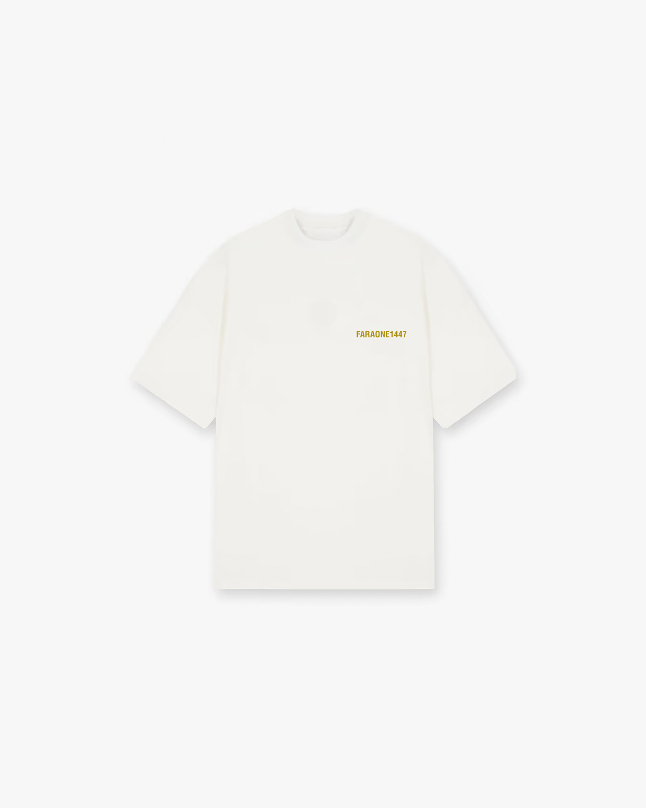 White SOCIETA D'ORO Oversized Tee