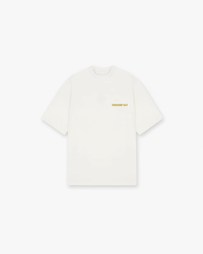 White SOCIETA D'ORO Oversized Tee
