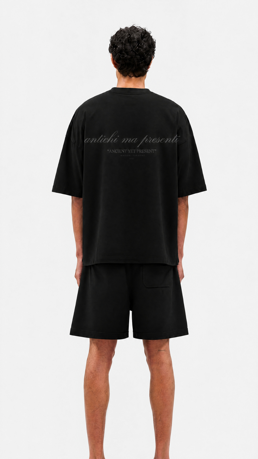 ANCIENT YET PRESENT BLACK TEE