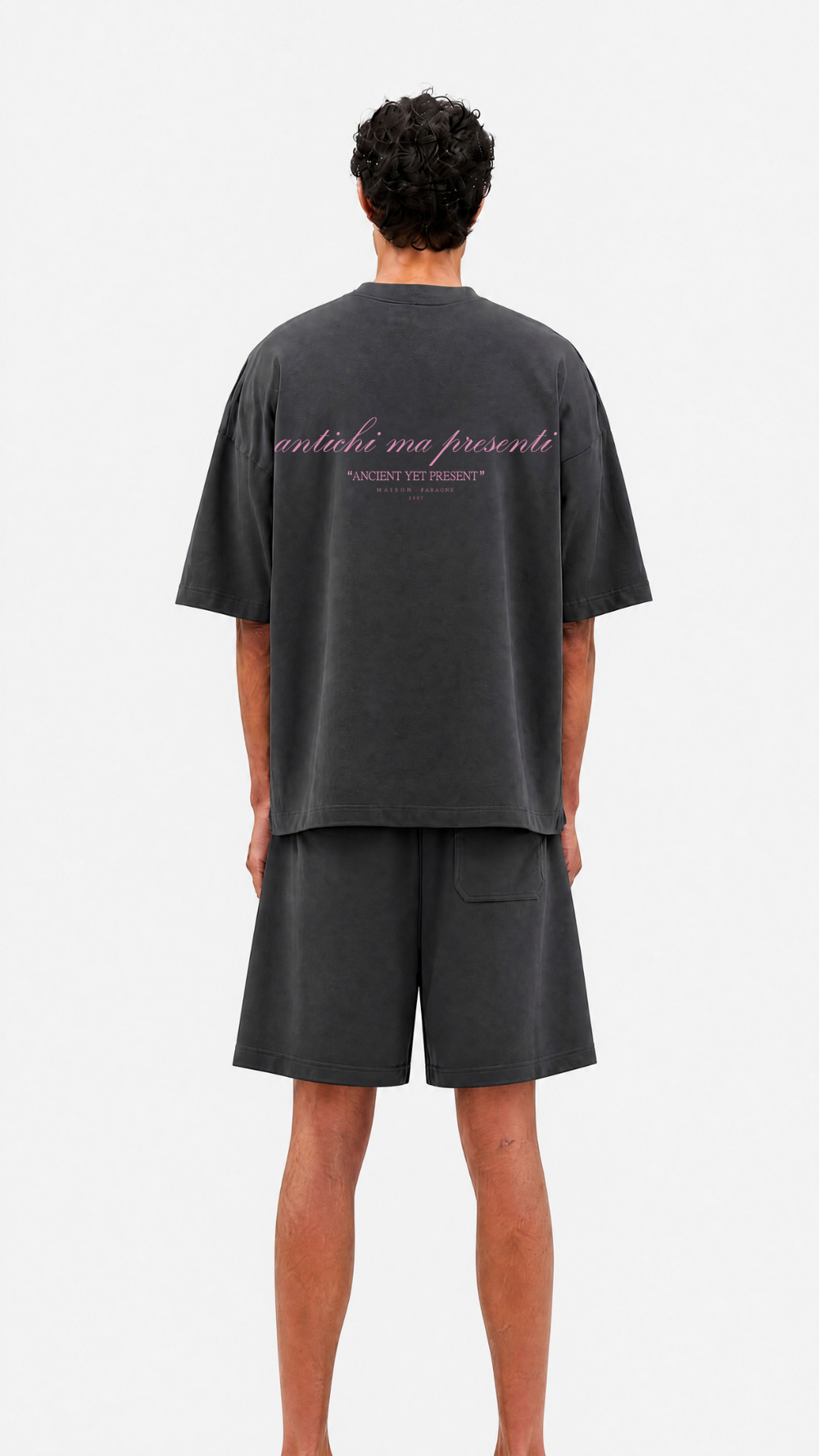 ANCIENT YET PRESENT DARK GREY TEE