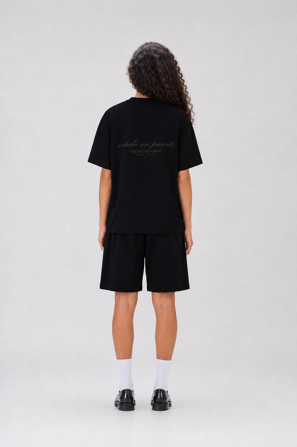 ANCIENT YET PRESENT BLACK TEE
