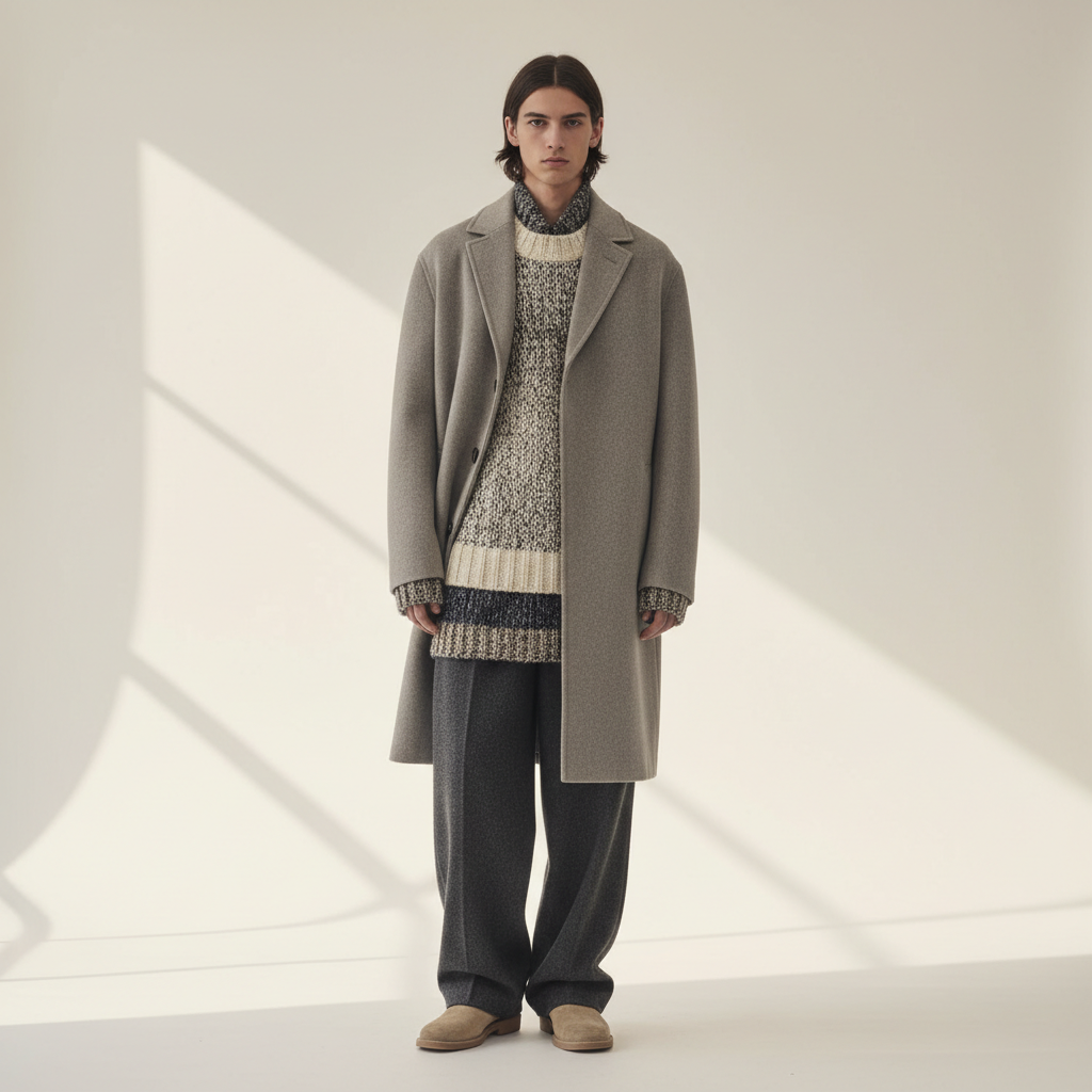 HEAVYWEIGHT WOOL TOPCOAT