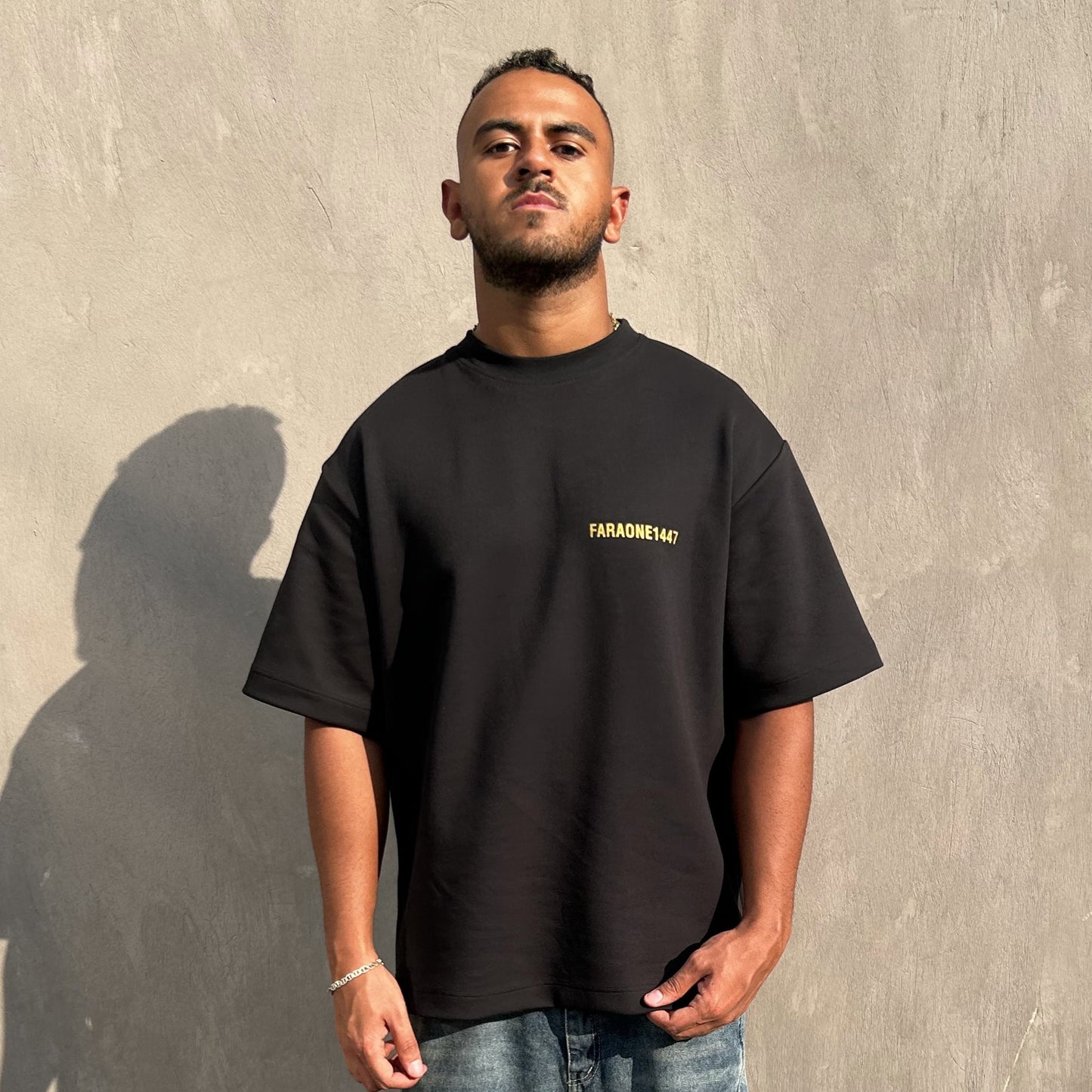 Black SOCIETA D'ORO Oversized Tee
